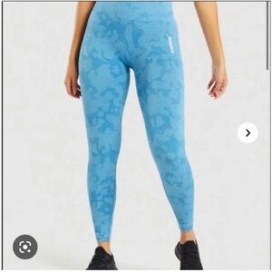 GYMSHARK Camo Seamless Leggings